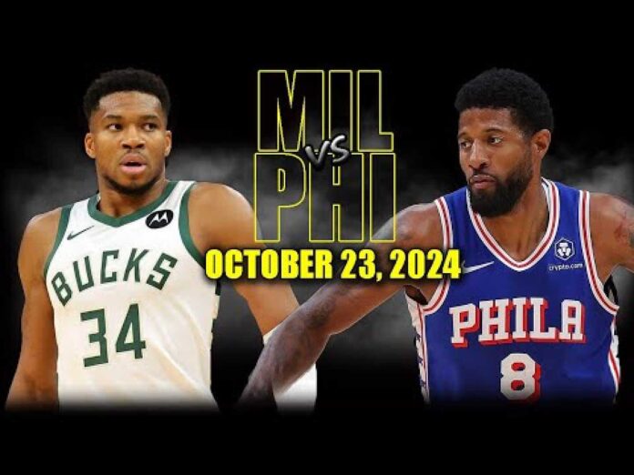 76ers Vs Bucks Game Highlights October 23 2024