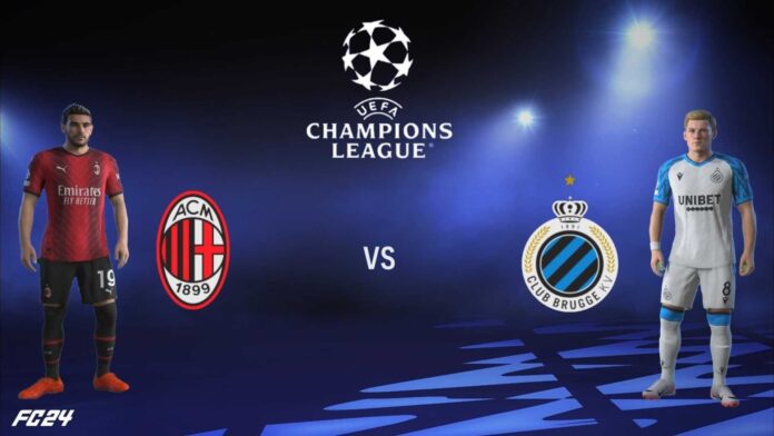 Ac Milan Vs Club Brugge Champions League Match