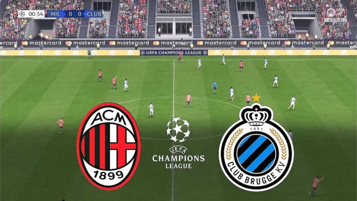 Ac Milan Vs Club Brugge Uefa Champions League