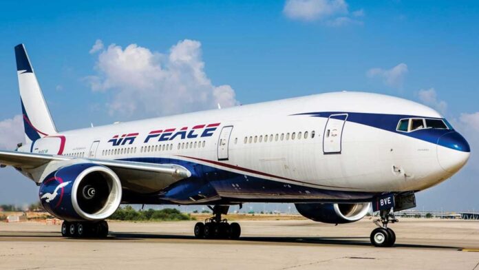 Air Peace Plane At Heathrow Airport