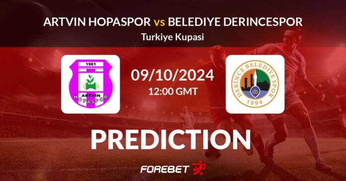 Artvin Hopaspor Vs Belediye Derincespor Turkish Cup Match