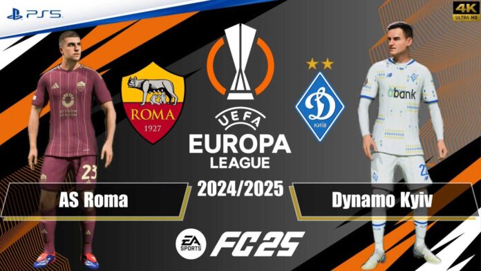 As Roma Vs Dynamo Kyiv Europa League Match