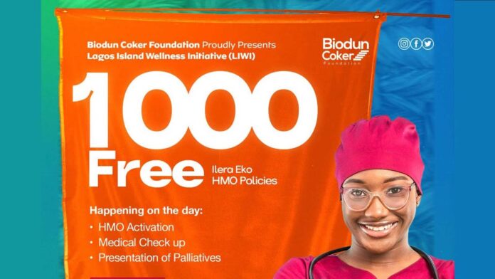 Biodun Coker Foundation Free Health Insurance Lagos