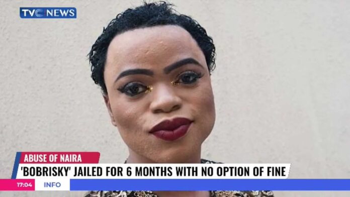 Bobrisky In Prison Cell Nigeria