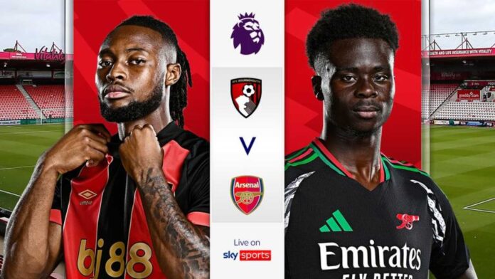 Bournemouth Vs Arsenal Premier League Match