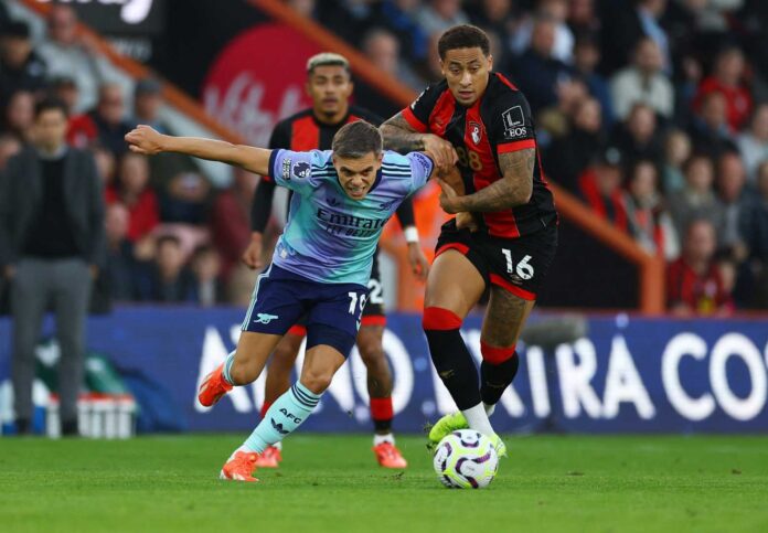 Bournemouth Vs Arsenal Premier League Match