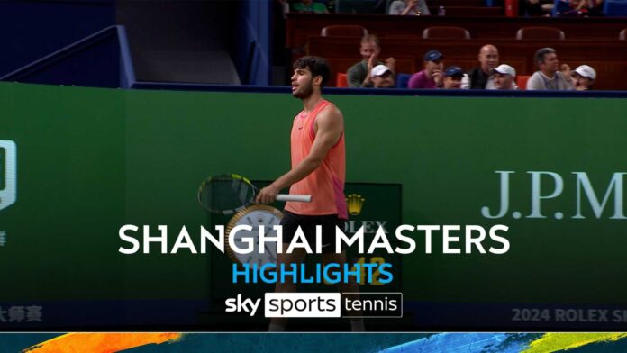 Carlos Alcaraz Shanghai Masters 2024