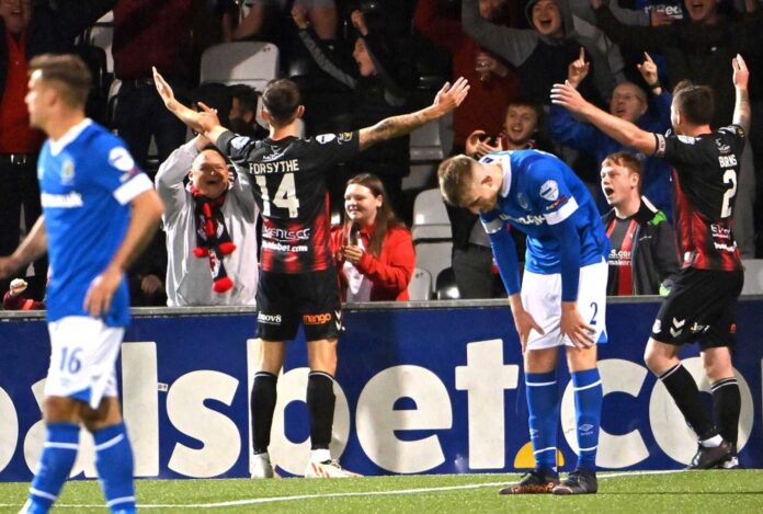 Crusaders Vs Linfield Football Match