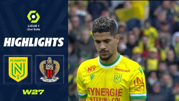 Fc Nantes Vs Ogc Nice Ligue 1 Match