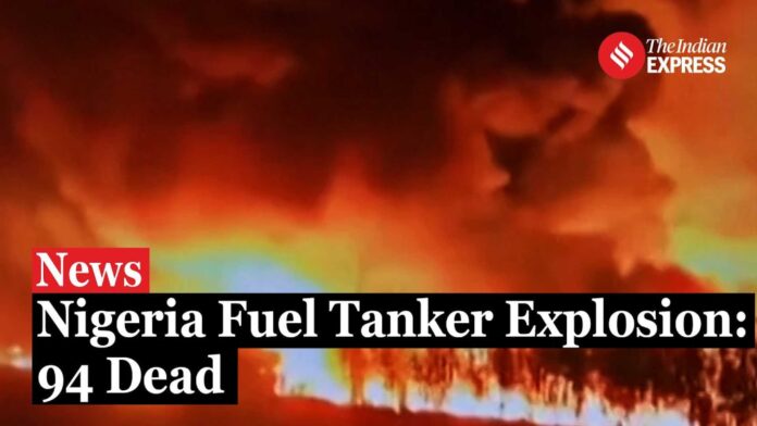 Fuel Tanker Explosion In Majia, Jigawa State, Nigeria