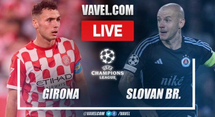 Girona Fc Vs Slovan Bratislava Uefa Champions League Match