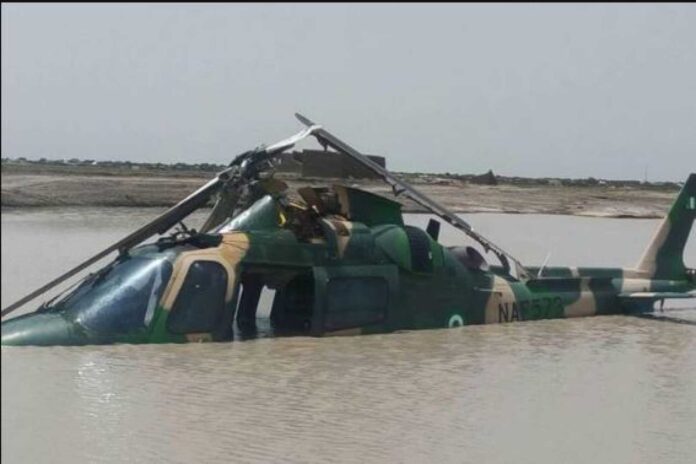 Helicopter Crash In Rivers State Nigeria