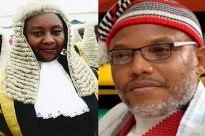 Justice John Tsoho And Justice Binta Nyako In Court