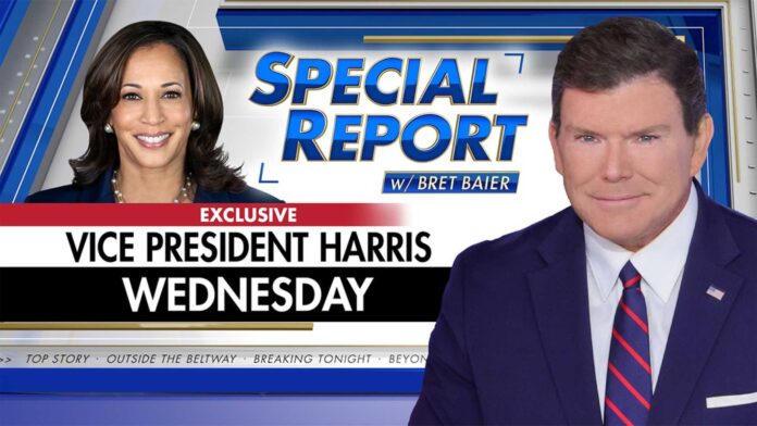 Kamala Harris Fox News Interview Bret Baier