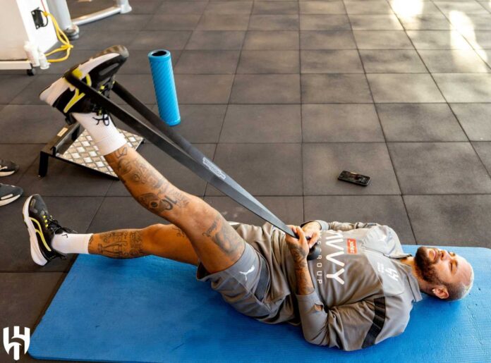 Neymar Training With Al Hilal After Acl Injury