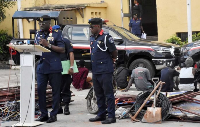 Nscdc Arrests Suspected Vandals In Abuja