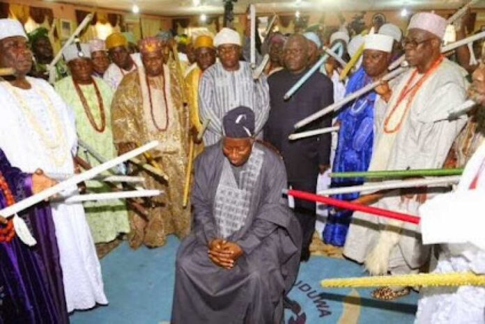 Obi Visits Ooni Of Ife Oduduwa House