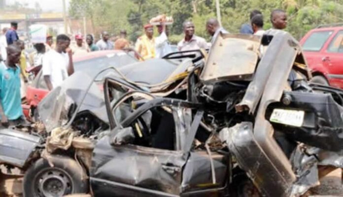 Ogun Auto Crash Motorcyclist Passenger