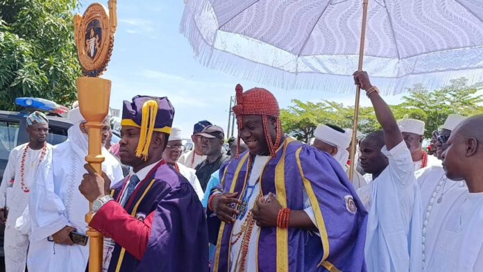 Ooni Of Ife At Ojaja University Convocation