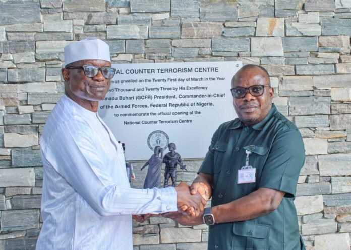 Pap Administrator Dr Dennis Otuaro Meeting With Nctc National Coordinator Major General Adamu Laka