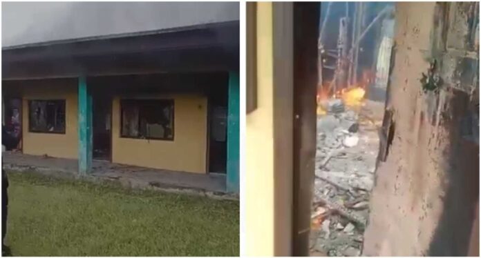 Rivers State Local Government Secretariats Burning