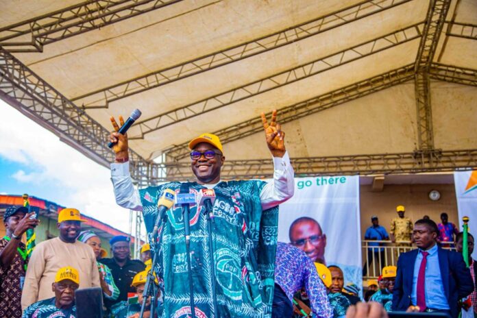 Seyi Makinde And Agboola Ajayi In Ondo State Campaign