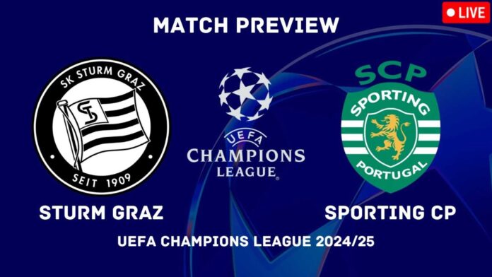 Sturm Graz Vs Sporting Cp Champions League Match