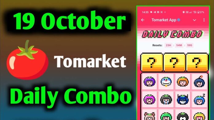 Tomarket Daily Combo October 19