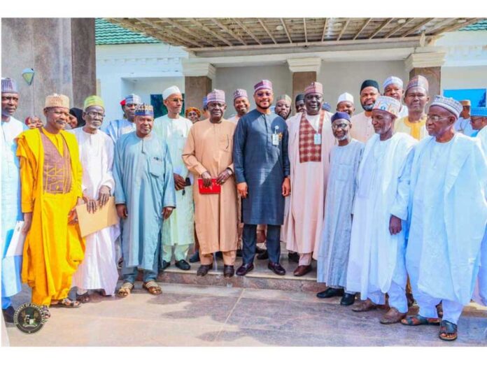 Zamfara State Governor Dauda Lawal Inaugurating Development Committees