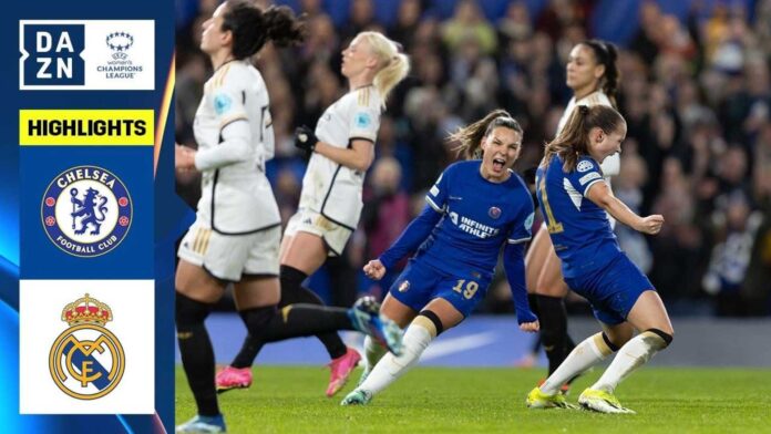 Chelsea Women Vs Real Madrid Uefa Women Champions League