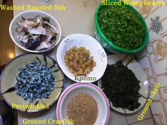 Afang Soup Ingredients And Preparation