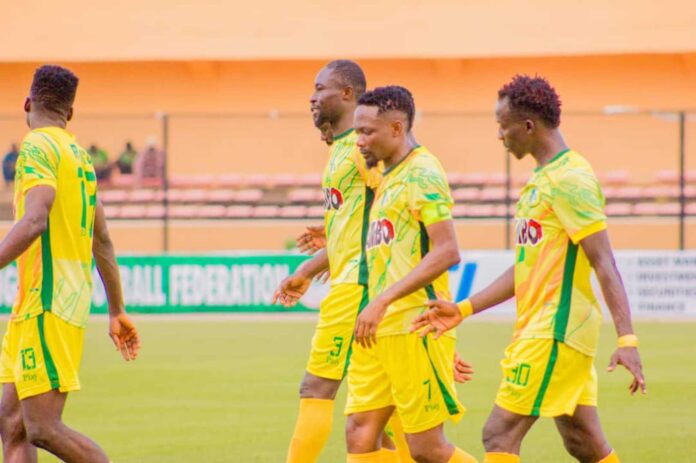 Ahmed Musa Scoring A Goal Against Rangers In Npfl