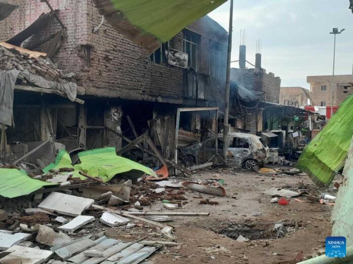 Airstrike Damage In Khartoum Market Sudan