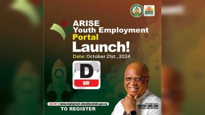 Akwa Ibom Governor Umo Eno Launching Youth Employment Portal