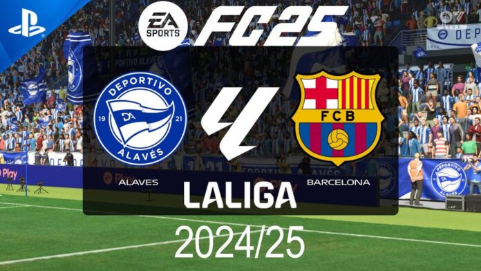 Alaves Vs Barcelona La Liga Match