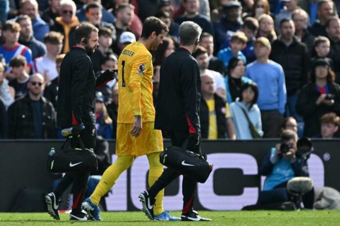 Alisson Becker Injury Against Crystal Palace