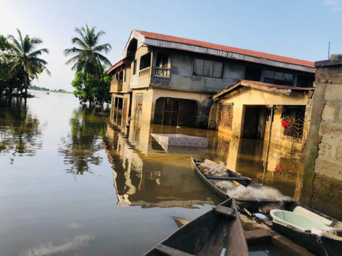 Anambra Flood Submerged Houses