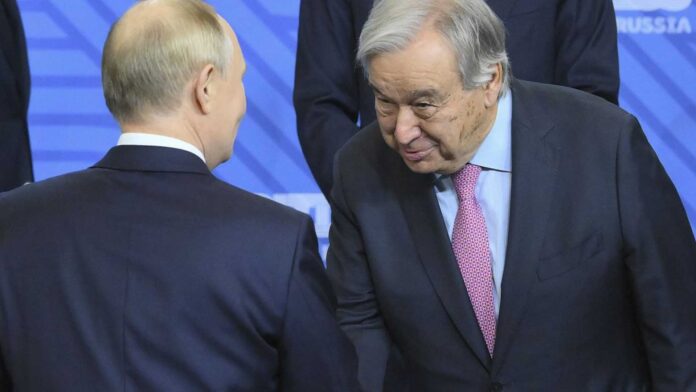 Antonio Guterres Un Secretary General Israel Ukraine