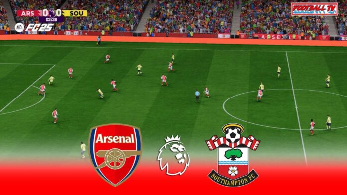 Arsenal Vs Southampton Premier League Match