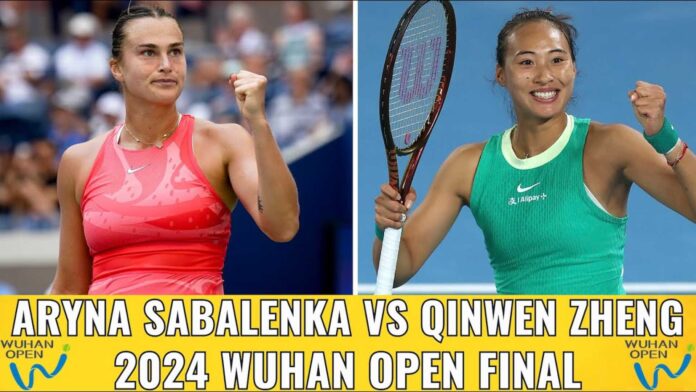 Aryna Sabalenka And Zheng Qinwen In Wta Wuhan Final