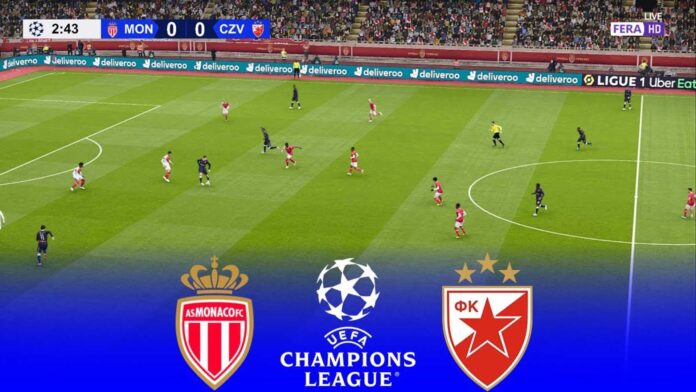 As Monaco Vs Crvena Zvezda Uefa Champions League Match