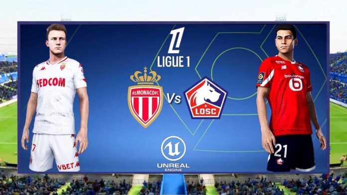 As Monaco Vs Lille Ligue 1 Match