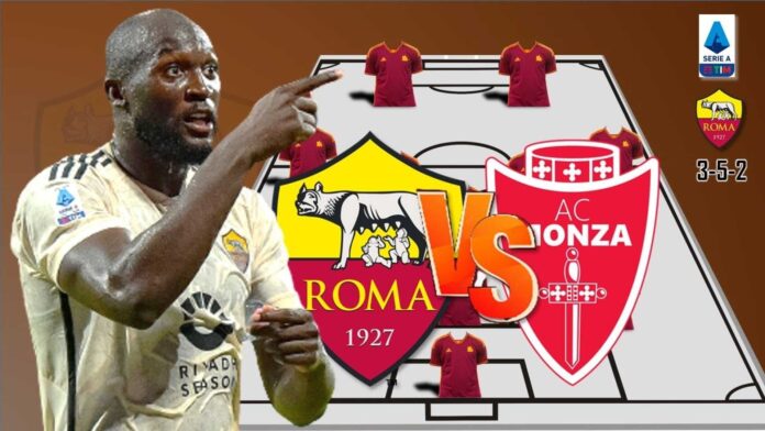 As Roma Vs Ac Monza Serie A Match