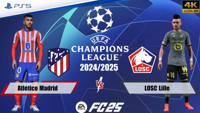 Atletico Madrid Vs Lille Uefa Champions League Match