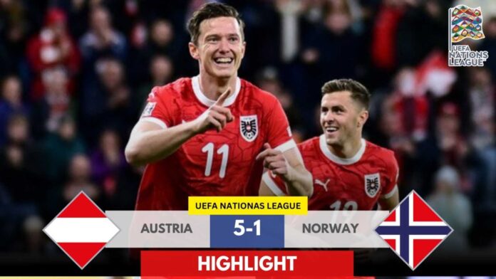 Austria Vs Norway Uefa Nations League Match Highlights