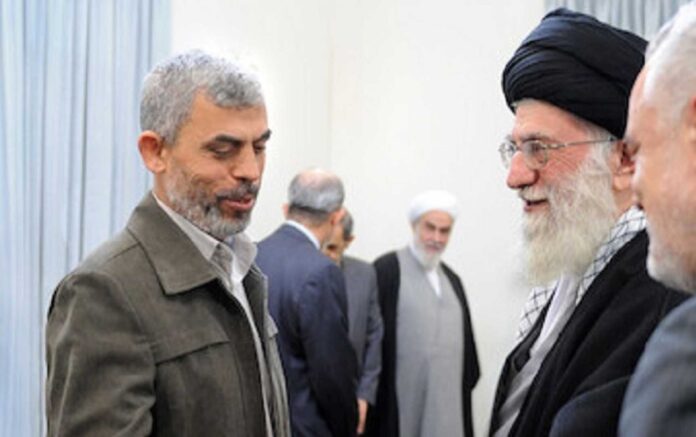 Ayatollah Ali Khamenei And Yahya Sinwar