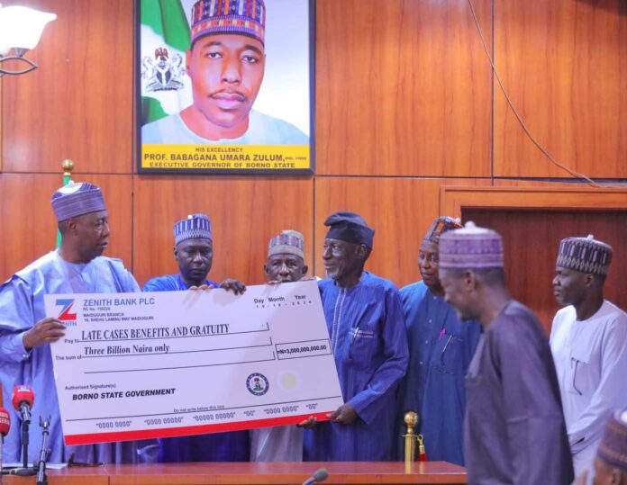 Babagana Umara Zulum Meeting With Minimum Wage Implementation Committee