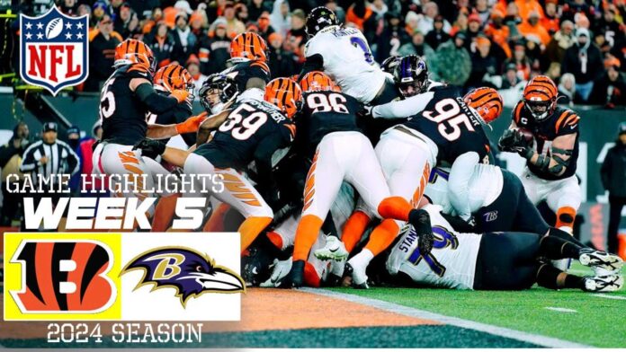 Baltimore Ravens Vs Cincinnati Bengals Week 5 2024