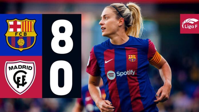 Barca Femeni Vs Madrid Cff 8 1