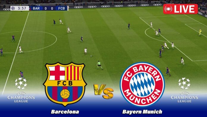 Barcelona Vs Bayern Munich Uefa Champions League Match